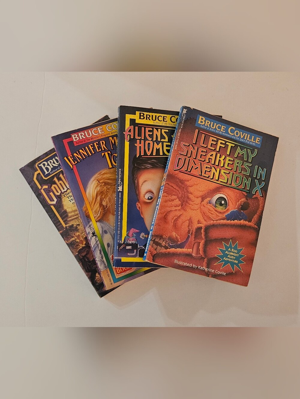 Lot of 4 Bruce Coville Youth Novels Sci-Fi Fantasy Paperback (1994) Age 9-12